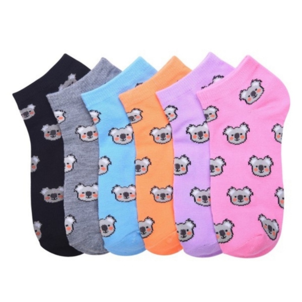 Adorable Women's Koala Bear Socks~Assorted Colors~U Choose 2 Pairs!